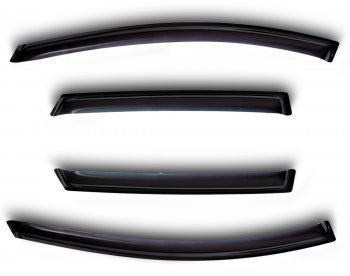 1 349 р. Дефлекторы боковых окон Mazda CX9, 2008-2016, 4ч., темныйхром  Мазда СХ-9 SIM nld.smacx90832-cr  с доставкой в г. Вологда. Увеличить фотографию 1