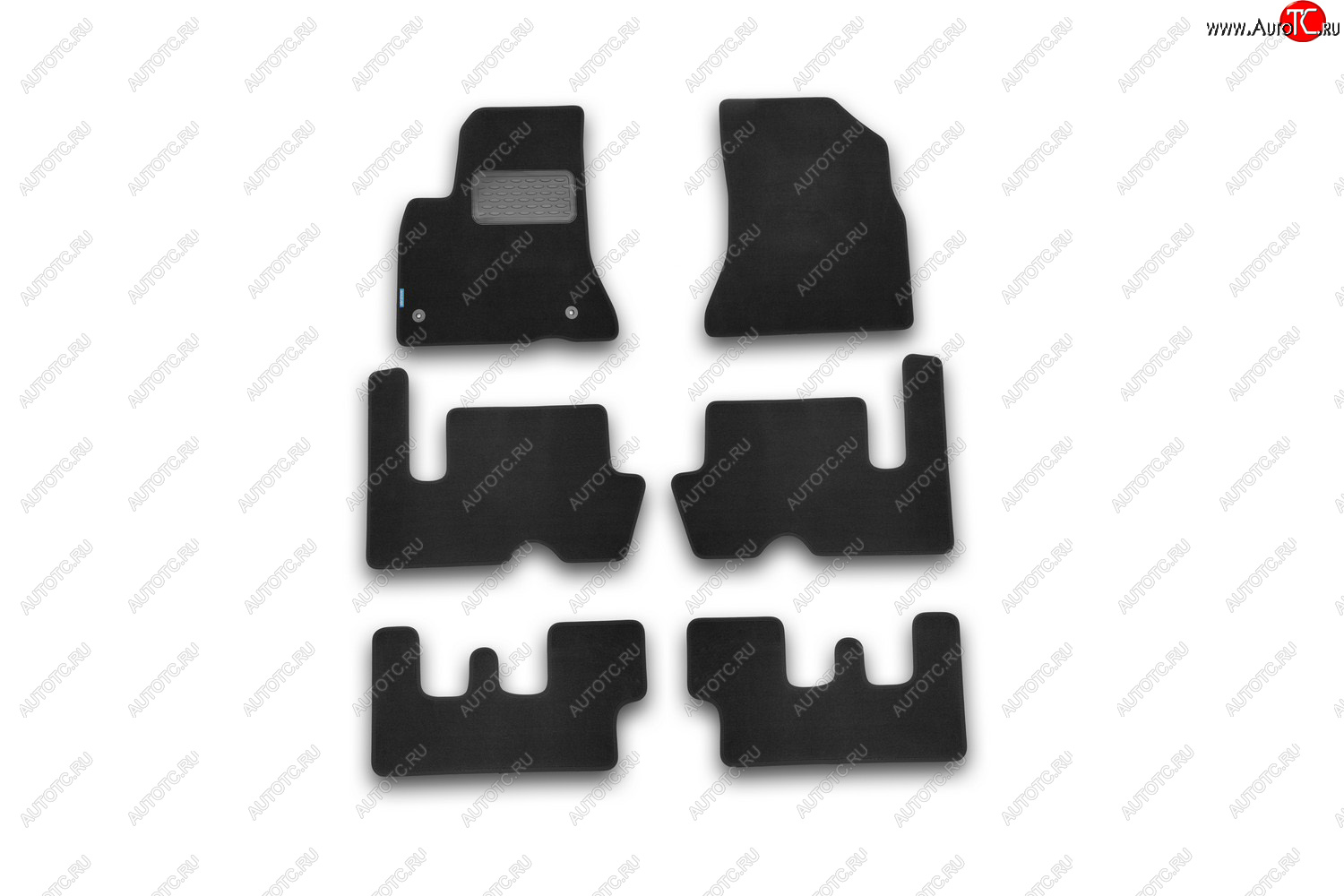 399 р. Комплект ковриков в салон (АКПП, чёрные, текстиль) Element CITROEN C4 Grand Picasso (2006-2014) (Чёрные)  с доставкой в г. Вологда