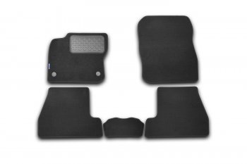 5 199 р. Коврики в салон FORD Focus 3 2011-2015, 2014-2019, хб., 5 шт. (текстиль)  Форд Фокус Autofamily nlt.16.32.11.110kh  с доставкой в г. Вологда. Увеличить фотографию 1