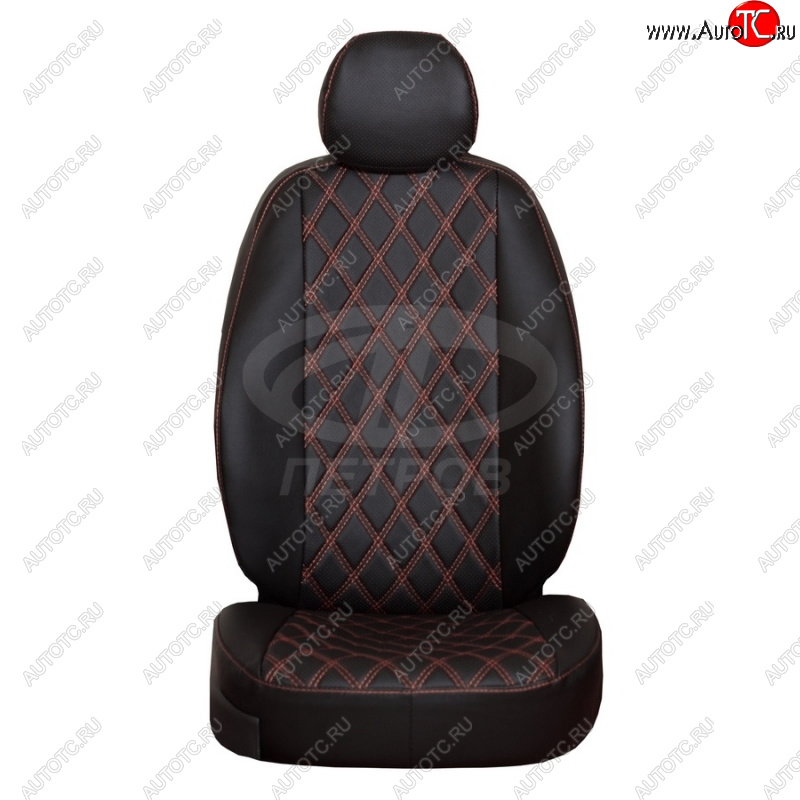 4 999 р.                     Орегон РОМБ Renault Duster (06.2015-н.в.) 23, +airbag, №2; ЧЕРНЫЙ экокожа  r041b   с доставкой в г. Вологда