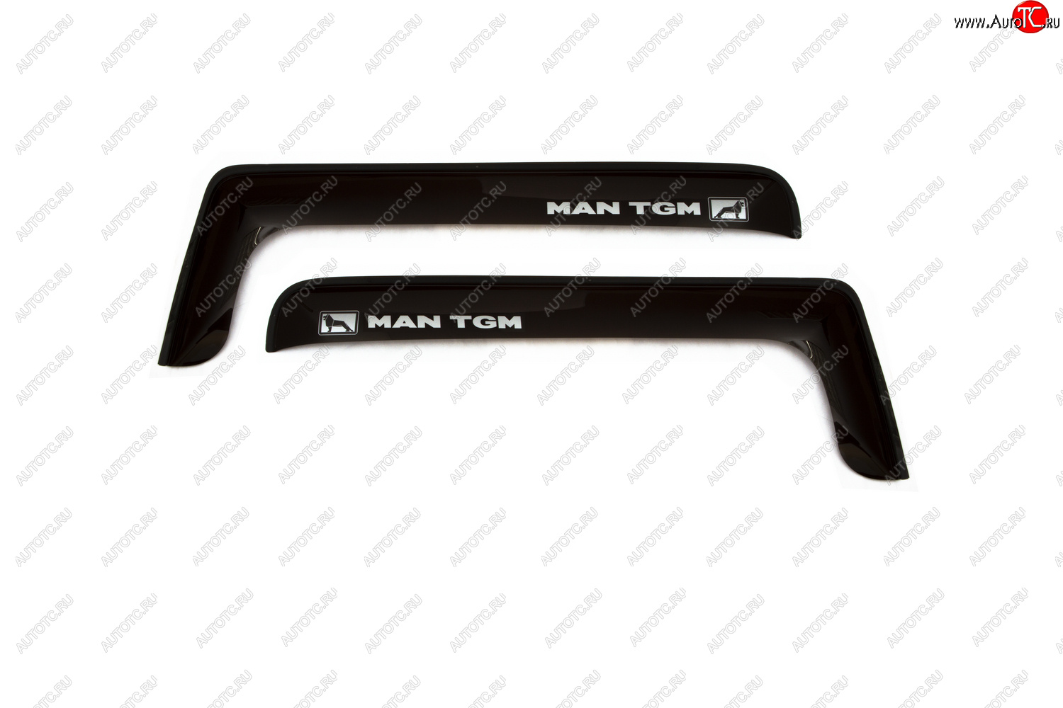 2 399 р. Дефлектор окон 2 шт. MAN TGM короткий, накладной, скотч 3М, дымчатый  Ман ТГМ REIN reinwv857  с доставкой в г. Вологда