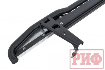 48 179 р. Защита порогов с подножкой РИФ Toyota Land Cruiser Prado J120 (2002-2009)  с доставкой в г. Вологда. Увеличить фотографию 2
