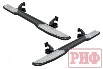 48 179 р. Защита порогов с подножкой РИФ Toyota Land Cruiser Prado J120 (2002-2009)  с доставкой в г. Вологда. Увеличить фотографию 7