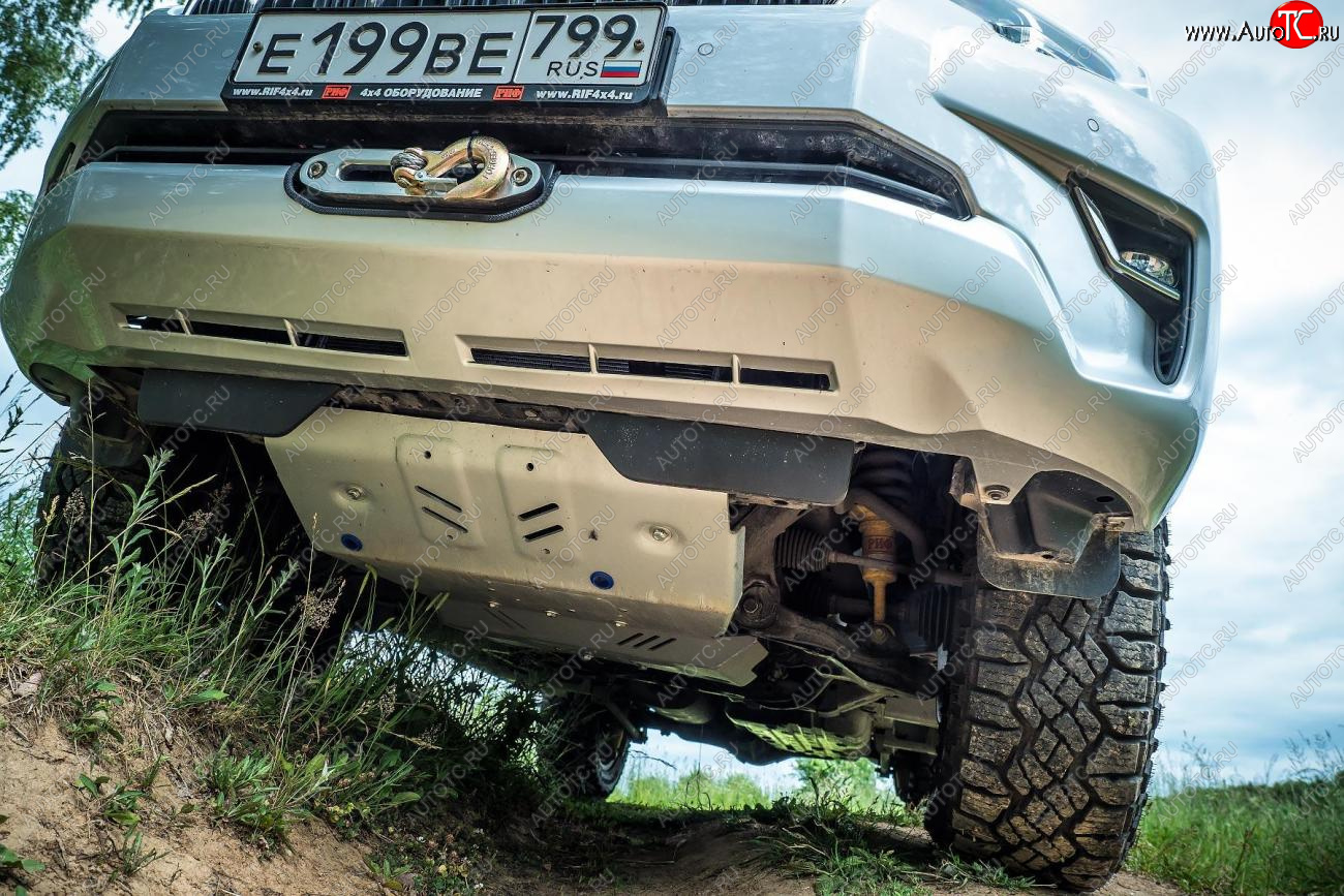 45 389 р. Площадка под лебёдку в штатный бампер РИФ  Toyota Land Cruiser Prado  J150 (2017-2020) 2-ой рестайлинг  с доставкой в г. Вологда
