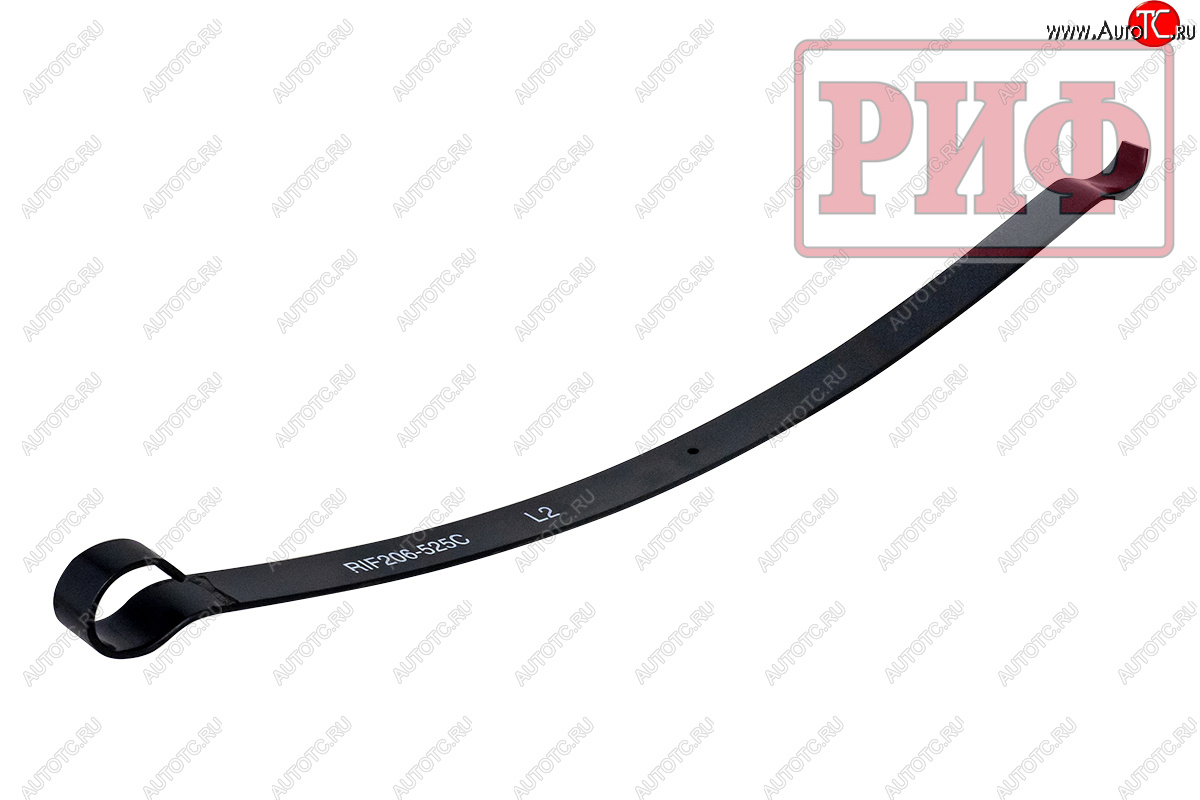 2 619 р. Лист второй передней рессоры RIF206-525C (7х60х1260 мм) РИФ Уаз Буханка 452 3303 бортовой грузовик (1965-2025)  с доставкой в г. Вологда