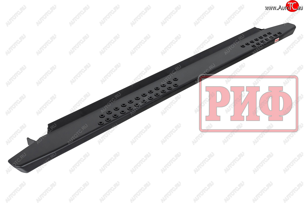 55 109 р. Защита порогов с подножкой РИФ Mitsubishi Pajero Sport QE дорестайлинг (2015-2021)  с доставкой в г. Вологда