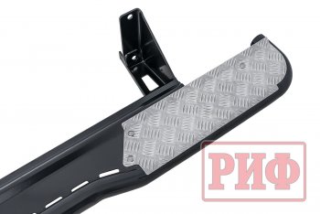 46 849 р. Защита порогов с подножкой РИФ Mitsubishi L200 4  рестайлинг (2013-2016)  с доставкой в г. Вологда. Увеличить фотографию 4