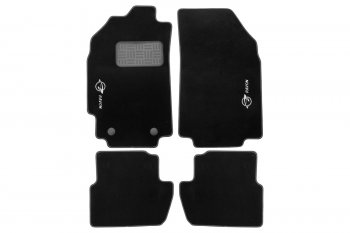 469 р. Коврики в салон RAVON R2, 2016-2020, 4 шт. (текстиль)  Равон Р2 Klever rvn.r2.0001tf  с доставкой в г. Вологда. Увеличить фотографию 1