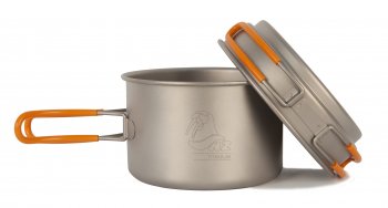 4 999 р. Кастрюля с крышкой 800 мл Kovea NZ Titanium Cookware 800 мл. KOVEA ts-012  с доставкой в г. Вологда. Увеличить фотографию 1