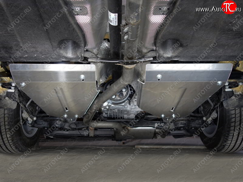 7 799 р. Защита бака (2 штуки, алюминий) TCC Volkswagen Tiguan Mk2 дорестайлинг (2016-2020)  с доставкой в г. Вологда
