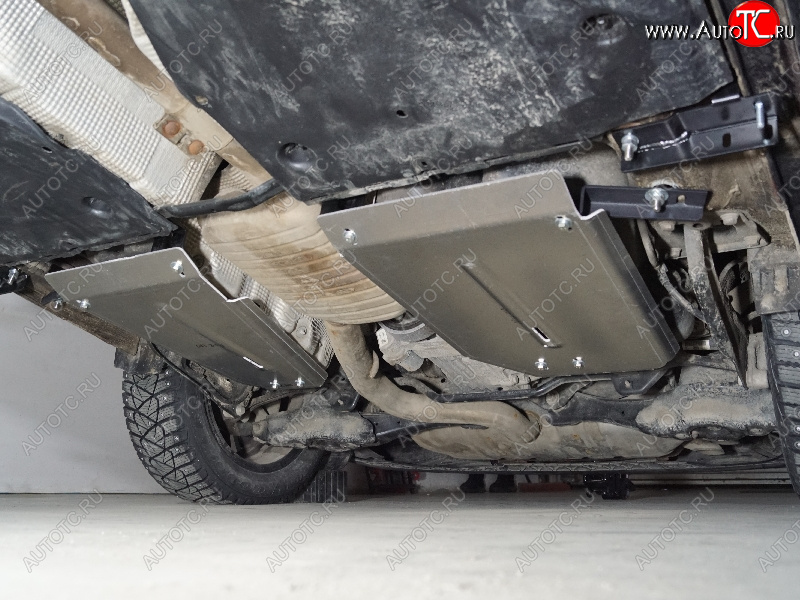 7 349 р. Защита бака (2 штуки, алюминий) TCC Volkswagen Taos (2020-2022)  с доставкой в г. Вологда