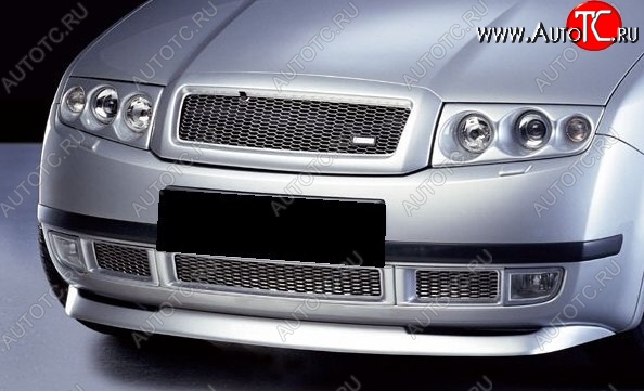 3 649 р. Решётка радиатора Milotec Skoda Fabia Mk1 седан рестайлинг (2004-2008) (Неокрашенная)  с доставкой в г. Вологда