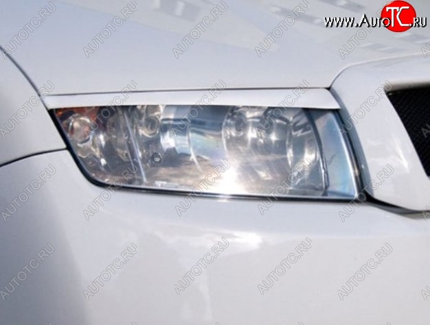 1 299 р. Реснички на фары CT Skoda Fabia Mk1 седан рестайлинг (2004-2008) (Неокрашенные)  с доставкой в г. Вологда