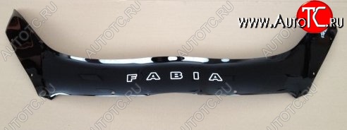 999 р. Дефлектор капота (рестайлинг) Russtal Skoda Fabia Mk2 хэтчбэк дорестайлинг (2007-2010)  с доставкой в г. Вологда