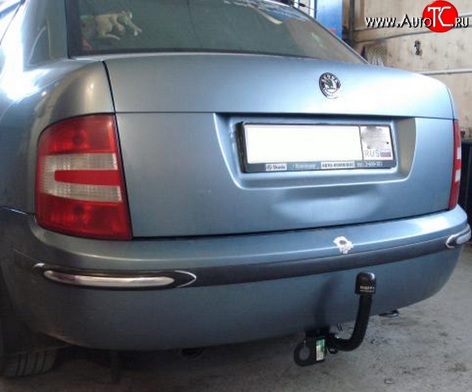 6 749 р. Фаркоп (седан, универсал) NovLine Skoda Fabia Mk2 хэтчбэк дорестайлинг (2007-2010)  с доставкой в г. Вологда