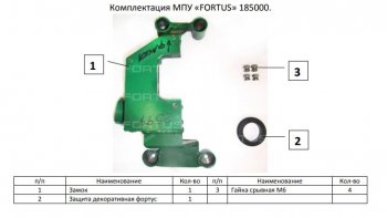 11 749 р. Замок КПП FORTUS 6MT Skoda Kodiaq NU7 дорестайлинг (2017-2021)  с доставкой в г. Вологда. Увеличить фотографию 3
