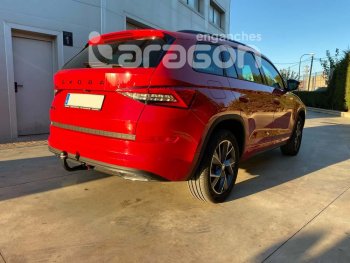 22 699 р. Фаркоп Aragon.(шар V) Skoda Kodiaq NU7 дорестайлинг (2017-2021)  с доставкой в г. Вологда. Увеличить фотографию 7