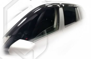 1 999 р. Дефлектора окон CA-Plastiс  Skoda Octavia  A5 (2004-2013) дорестайлинг лифтбэк, дорестайлинг универсал, лифтбэк рестайлинг, рестайлинг универсал (Classic полупрозрачный, без хром. молдинга)  с доставкой в г. Вологда. Увеличить фотографию 2