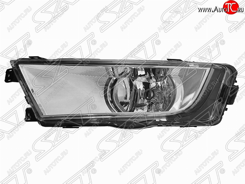 1 349 р. Левая противотуманная фара SAT (хром)  Skoda Octavia  A7 (2012-2017) дорестайлинг лифтбэк, дорестайлинг универсал  с доставкой в г. Вологда