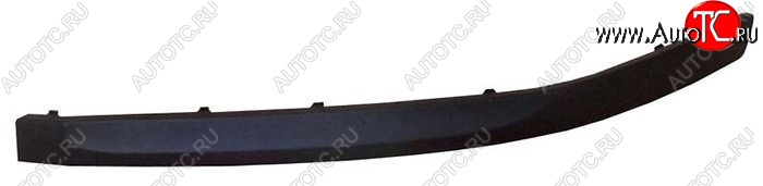 399 р. Левый молдинг на передний бампер (до рестайлинг) SAT  Skoda Octavia  A5 (2004-2008) дорестайлинг лифтбэк, дорестайлинг универсал (Неокрашенный)  с доставкой в г. Вологда