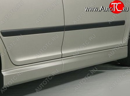 4 499 р. Пороги накладки CT v2 Skoda Octavia A5 дорестайлинг универсал (2004-2008) (Неокрашенные)  с доставкой в г. Вологда