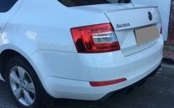 6 199 р. Накладка на задний бампер Rieger Style Skoda Octavia A7 дорестайлинг лифтбэк (2012-2017) (Неокрашенная)  с доставкой в г. Вологда. Увеличить фотографию 7