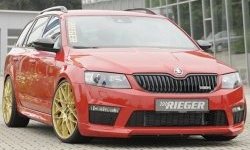 6 999 р. Пороги накладки R-Style Skoda Octavia A7 дорестайлинг лифтбэк (2012-2017) (Неокрашенные)  с доставкой в г. Вологда. Увеличить фотографию 3