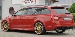 6 999 р. Пороги накладки R-Style Skoda Octavia A7 дорестайлинг лифтбэк (2012-2017) (Неокрашенные)  с доставкой в г. Вологда. Увеличить фотографию 5