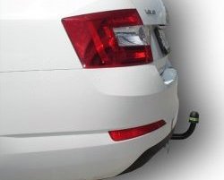146 999 р. Фаркоп Лидер Плюс. Skoda Octavia A7 дорестайлинг лифтбэк (2012-2017) (Без электропакета)  с доставкой в г. Вологда. Увеличить фотографию 3