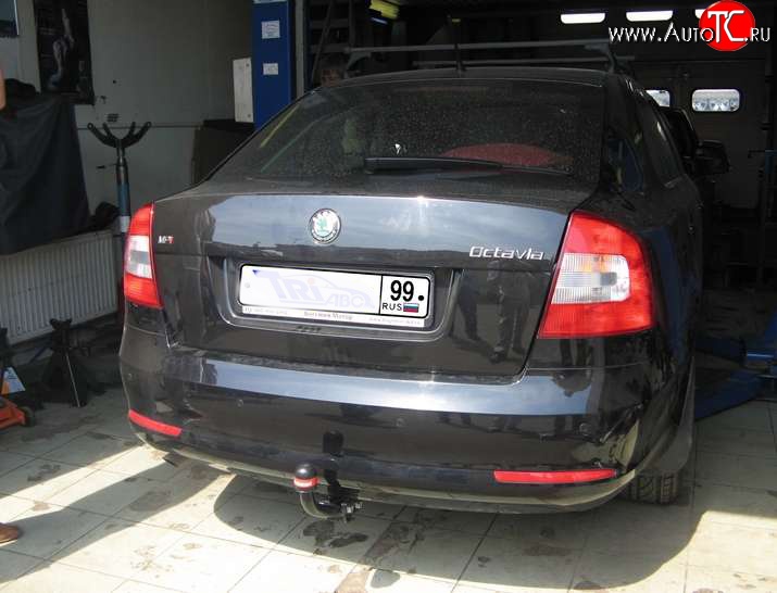 13 949 р. Фаркоп NovLine Skoda Octavia A7 дорестайлинг лифтбэк (2012-2017)  с доставкой в г. Вологда