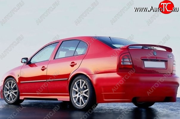 7 249 р. Накладка на задний бампер ND Skoda Octavia Tour A4 1U5 универсал дорестайлинг (1996-2000) (Неокрашенная)  с доставкой в г. Вологда