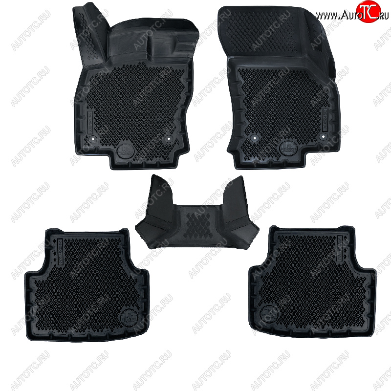 4 349 р. Коврики салона DELFORM ❞EVA 3D Premium❝ (термоэластопласт/ТЭП) Skoda Octavia A7 рестайлинг универсал (2016-2020)  с доставкой в г. Вологда