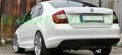 6 249 р. Пороги накладки CT Skoda Rapid NH3 дорестайлинг лифтбэк (2012-2017) (Неокрашенные)  с доставкой в г. Вологда. Увеличить фотографию 5