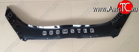 999 р. Дефлектор капота Russtal Skoda Roomster 5J дорестайлинг (2006-2010)  с доставкой в г. Вологда