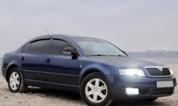 1 649 р. Реснички на фары CT Skoda Superb седан 3U дорестайлинг (2001-2006) (Неокрашенные)  с доставкой в г. Вологда. Увеличить фотографию 3