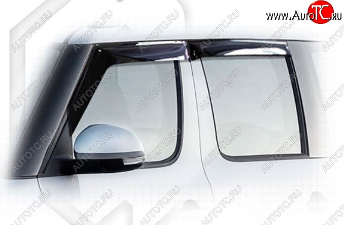 2 099 р. Дефлектора окон CA-Plastiс Skoda Yeti (2013-2018) (Classic полупрозрачный)  с доставкой в г. Вологда