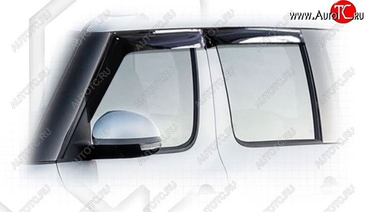 1 999 р. Дефлектора окон CA-Plastiс  Skoda Yeti (2009-2013) (Classic полупрозрачный)  с доставкой в г. Вологда