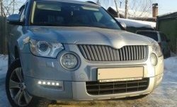 1 249 р. Реснички на фары CT Skoda Yeti (2009-2013) (Неокрашенные)  с доставкой в г. Вологда. Увеличить фотографию 2