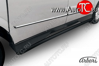 6 299 р. Защита порогов Arbori SSANGYONG Actyon Sport (2012-2025)  с доставкой в г. Вологда