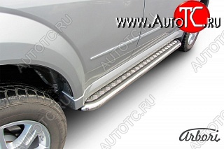 13 769 р. Защита штатных порогов с листом Arbori SSANGYONG Actyon Sport (2012-2025)  с доставкой в г. Вологда