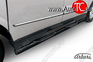 7 379 р. Защита порогов Arbori SSANGYONG Actyon Sport (2012-2025)  с доставкой в г. Вологда