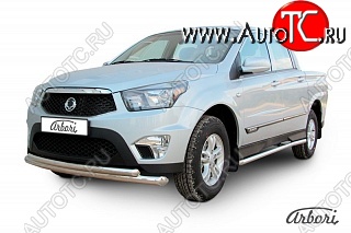 14 579 р. Обвес переднего бампера Arbori SSANGYONG Actyon Sport (2012-2025)  с доставкой в г. Вологда