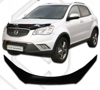 Дефлектор капота CA-Plastiс SSANGYONG Actyon (2010-2013) дорестайлинг