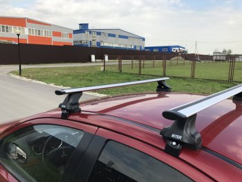 2 499 р. Комплект опор багажника Inter  SSANGYONG Actyon (2010-2021) дорестайлинг, рестайлинг  с доставкой в г. Вологда. Увеличить фотографию 4