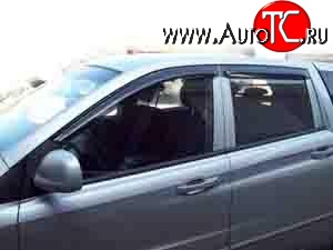 611 р. Дефлекторы окон (ветровики) Novline 4 шт. Sport SSANGYONG Actyon 1 (2006-2010)  с доставкой в г. Вологда