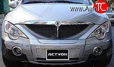 17 849 р. Накладка на передний бампер CT SSANGYONG Actyon 1 (2006-2010) (Неокрашенная)  с доставкой в г. Вологда