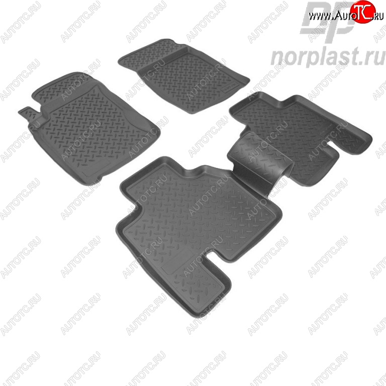 2 869 р. Комплект ковриков в салон Norplast SSANGYONG Actyon 1 (2006-2010)  с доставкой в г. Вологда