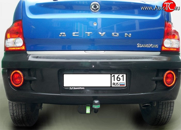 7 199 р. Фаркоп Лидер Плюс SSANGYONG Actyon 1 (2006-2010) (Без электропакета)  с доставкой в г. Вологда