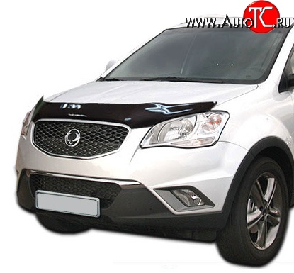 2 879 р. Дефлектор капота NovLine SSANGYONG Actyon дорестайлинг (2010-2013)  с доставкой в г. Вологда