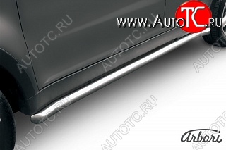 12 869 р. Защита порогов Arbori SSANGYONG Actyon дорестайлинг (2010-2013)  с доставкой в г. Вологда